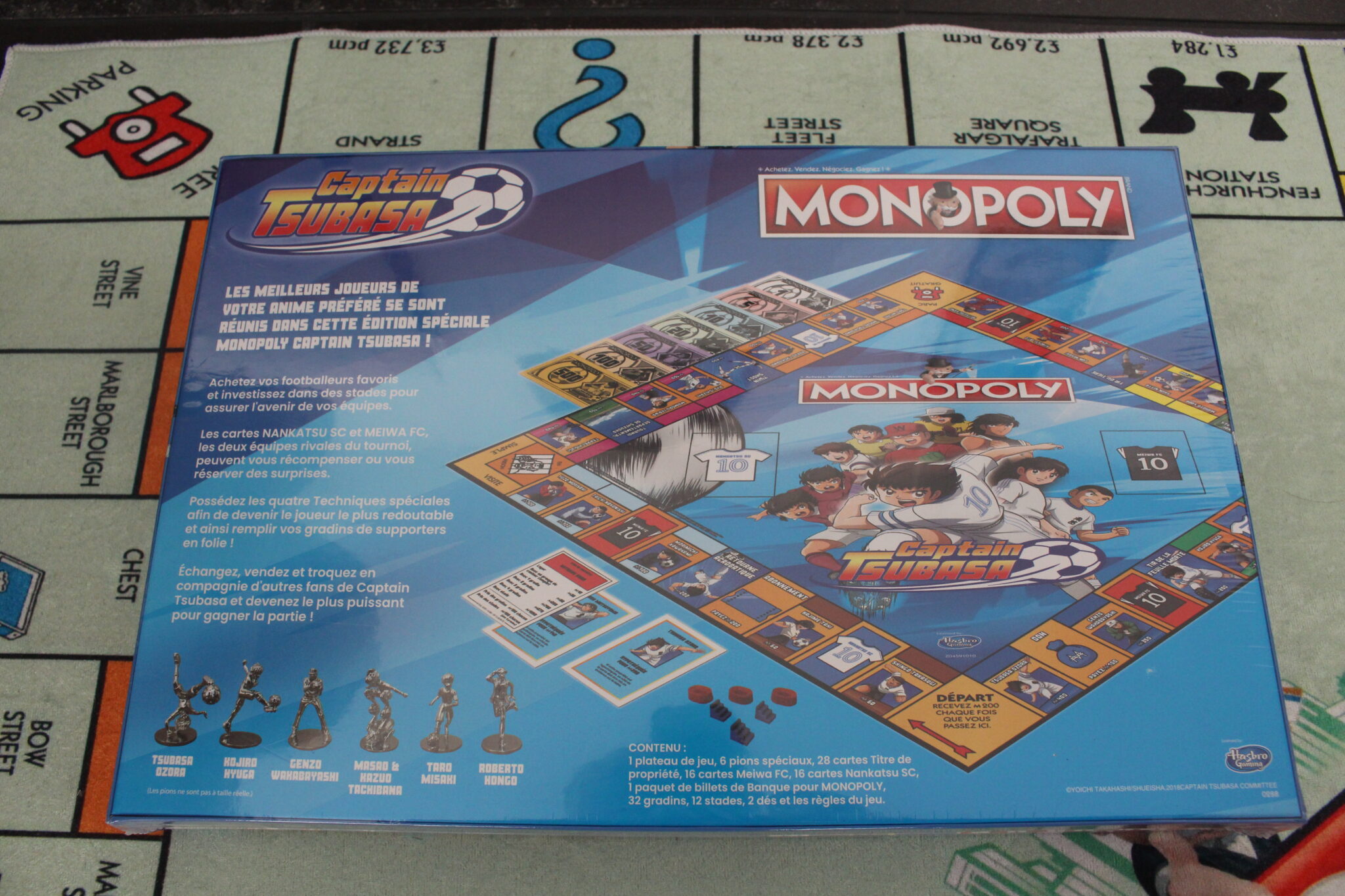 Monopoly Captain Tsubasa Sonderausgabe – Auf Französisch, Für 2–6 Spieler Ab 8 Jahren, Anime-Fußball